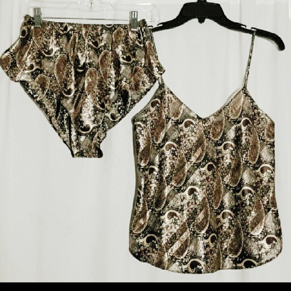 Vintage Other - Vintage Paisley Camisole Set